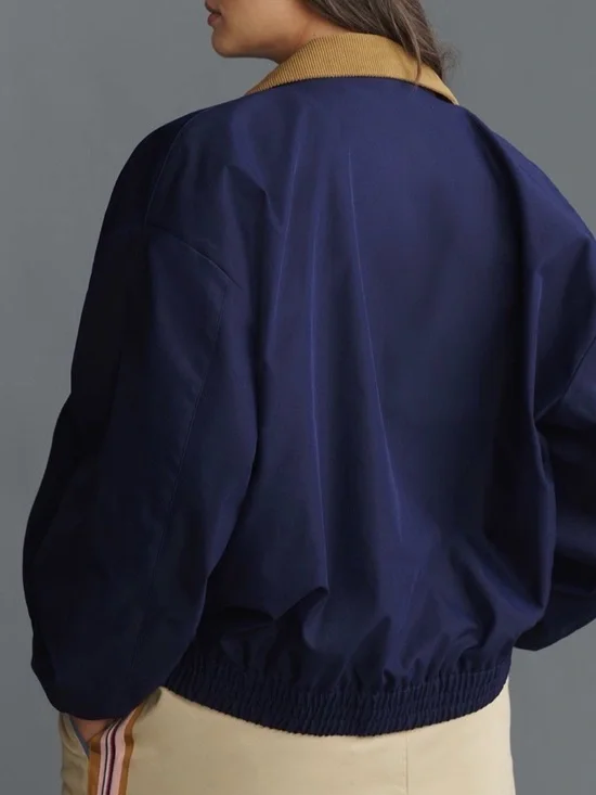 NWT Anthropologie The Rylie Bomber Jacket by Pilcro - Picture 6 of 8